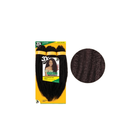 3X tresse douce crépue MHALI couleur 1B