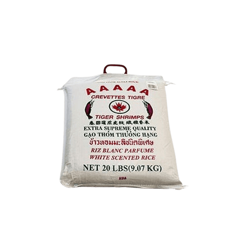 Crevettes tigrées AAAAA, riz parfumé blanc, 9 kg