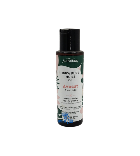 Activilong Paris Huile d'avocat 100% pure 100ml