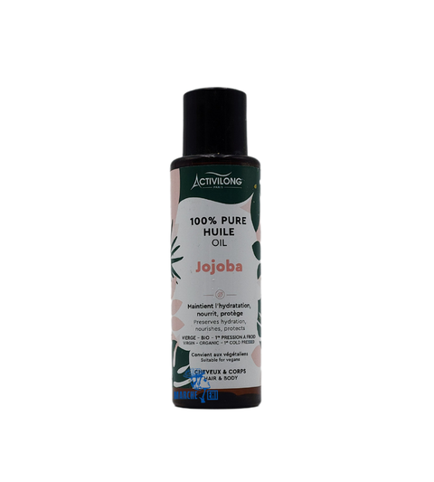 Activilong Paris Huile de jojoba 100% pure 100ml