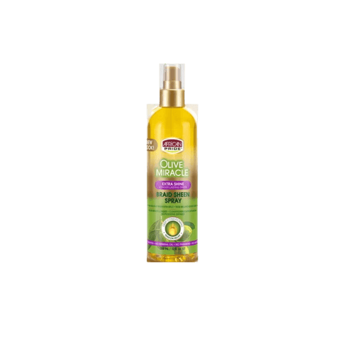 Spray brillance pour tresses African Pride Olive Miracle 355 ml