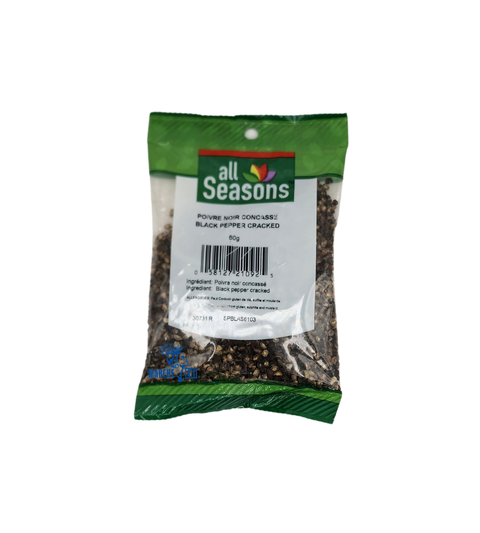 Poivre noir concassé toutes saisons 60 g