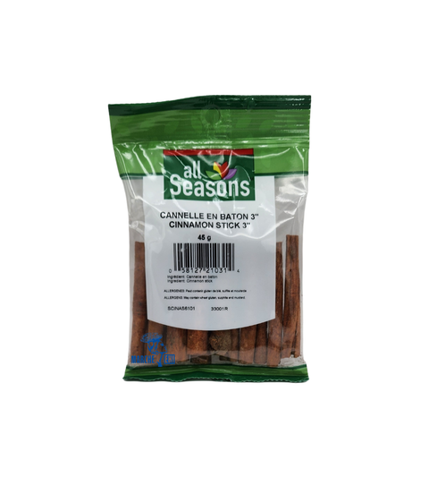 Bâtonnets de cannelle toutes saisons 45 g