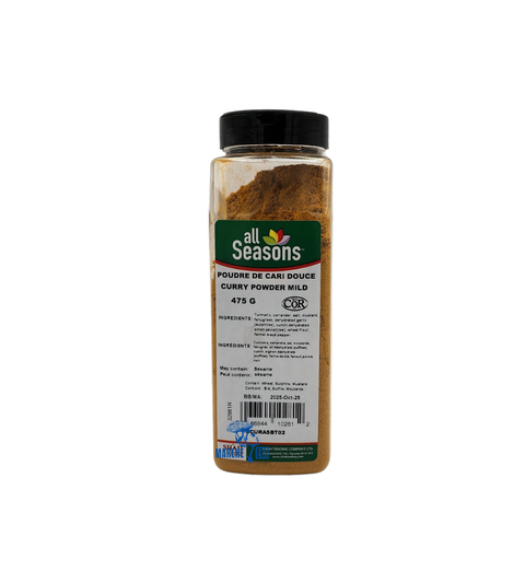 Poudre de curry douce toutes saisons 475 g