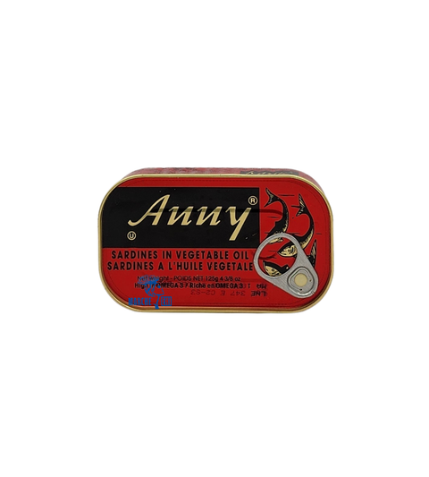 Sardines Anny à l'huile végétale 125 g