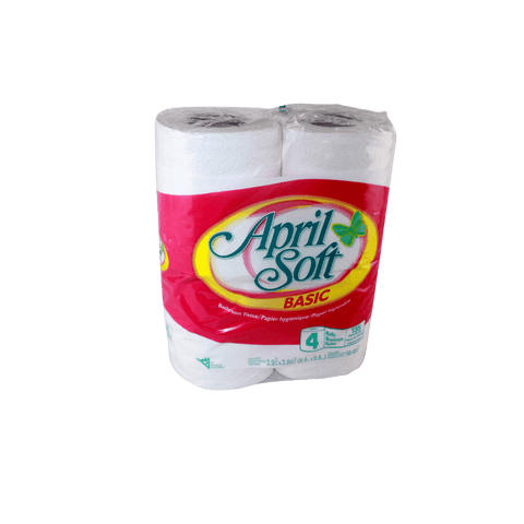 April Soft Bathroom Tissue 4 Rolls