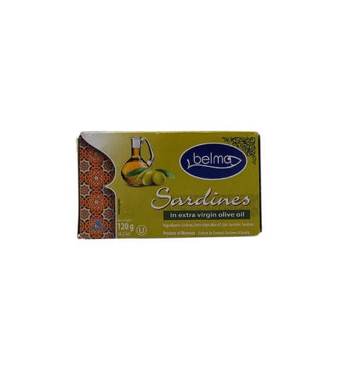 Sardines Belma à l'huile d'olive extra vierge 120 g