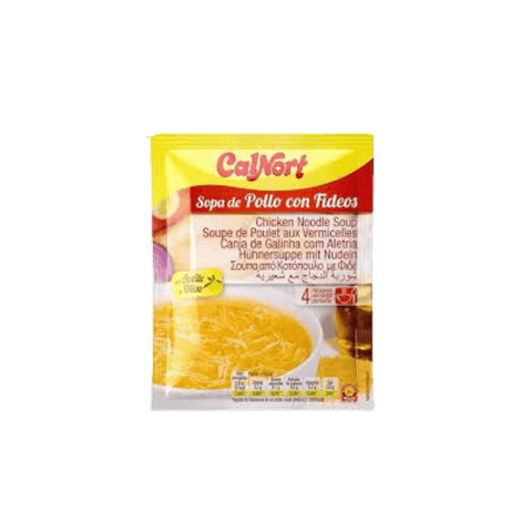 Préparation pour soupe de nouilles au poulet Calnort 66 g