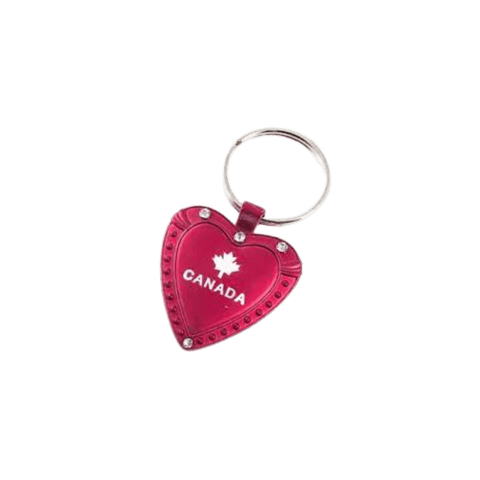 Canada Heart Keychain With Heart (Toronto)