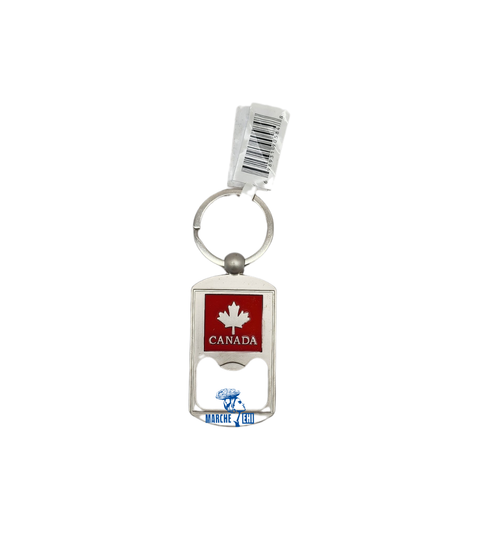 Porte-clés ouvre-porte-clés carré Canada