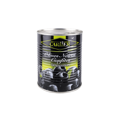 Carlier Olives Noires Confites 850ml