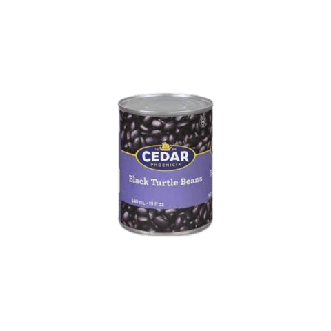 Haricots noirs de Cedar Turtle 540 ml