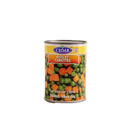 Pois de cèdre et carottes 540 ml