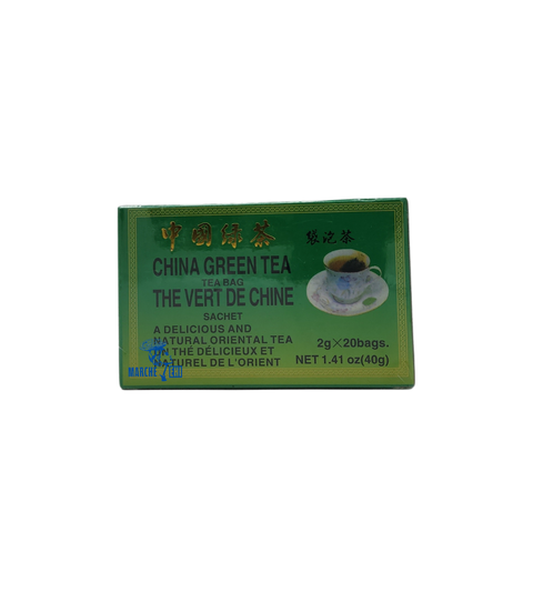Boisson verte diététique chinoise 24 g / 12 sachets de thé