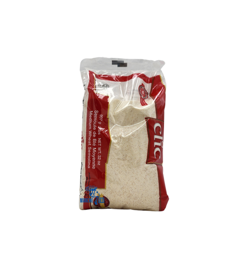 Semoule de blé moyen Clic 907 g