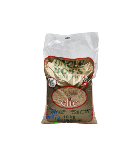 Riz étuvé naturel à grains longs Clic Uncle Bob 10 kg
