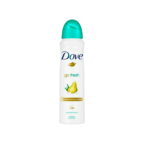 Déodorant pour aisselles Dove Go Fresh, parfum poire et aloe vera, 150 ml
