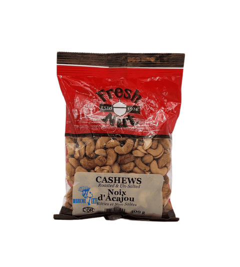 Noix de cajou fraîches grillées et non salées 300 g