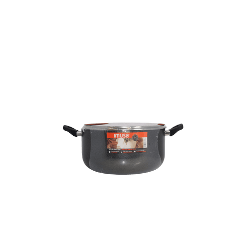 Imusa Nonstick 12.7Q With Glass Lid 12Lt