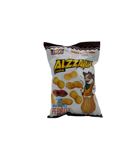 Chips croustillantes Lemar Foods, saveur maïs et cacahuètes, 50 g