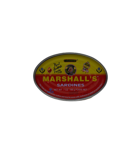 Sardines Marshall's à l'huile de soja et au piment 198 g