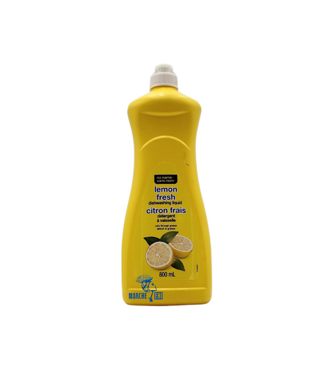 Liquide vaisselle No Name saveur citron frais 800 ml