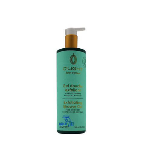 Gel douche exfoliant O'Light 500 ml