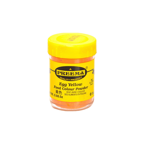 Colorant alimentaire jaune d'œuf Preema en poudre 25 g