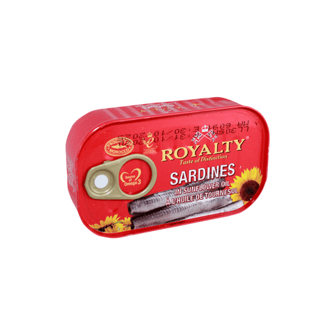 Royalty Sardines In Sunflower Oil 125g