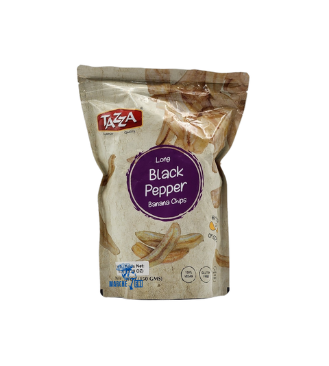 Chips de banane Tazza au poivre noir long