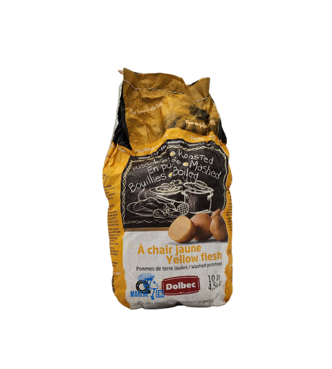Pommes de terre jaunes lavées, 4,5 kg