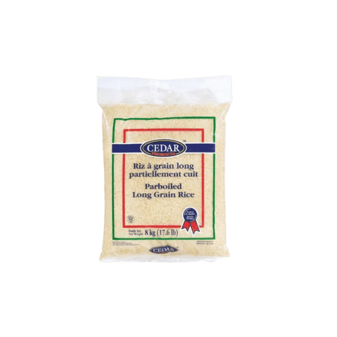 Riz étuvé à grains longs Cedar 8 kg