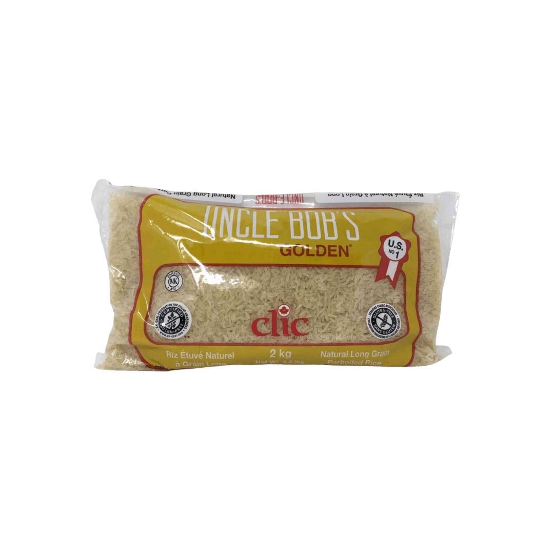 Clic uncle bob's long grain parboiled rice 2kg – Marche Ehi