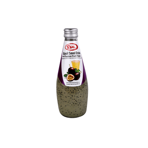 Boisson aux véritables graines de basilic aromatisée au fruit de la passion 290 ml